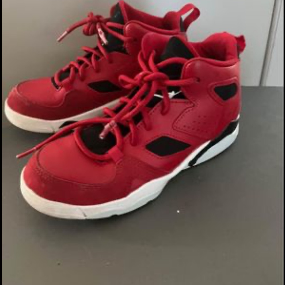 Red Jordan’s children size 13C barely worn